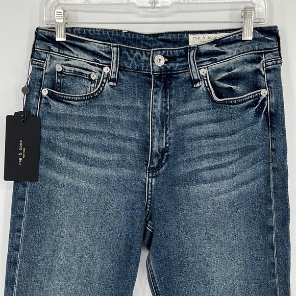 Rag & Bone Nina High Rise Ankle Cigarette Vallery Jeans Size 28 New with tags! - Picture 5 of 16